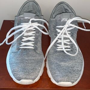 Fila Grey/White Sneakers - Sz 9.5